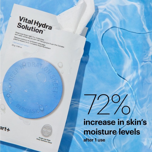 Masques Hydratants Dr.Jart+ Dermask Water Jet Vital Hydra Solution - Lot De 5 Masques - Neuf